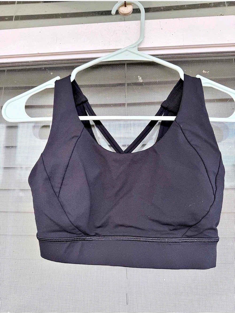 lululemon Free to Be Wild Bra Black Sports Bra Size 2